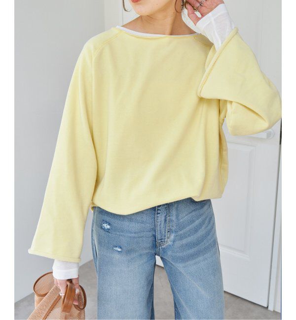 Spick and Span「SCREEN STARS / スクリーンスターズ 別注 cutoff PO」|スウェット・ジャージ|イエロー