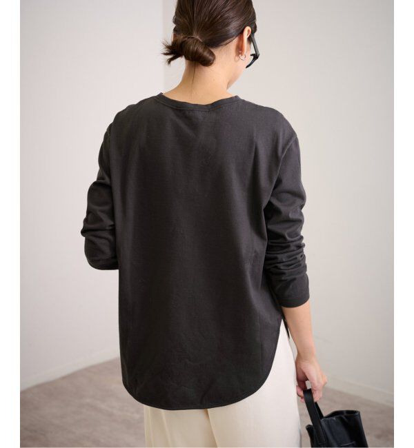 FRAMeWORK「≪追加≫コットン天竺ラウンドヘム3」|Tシャツ・カットソー|