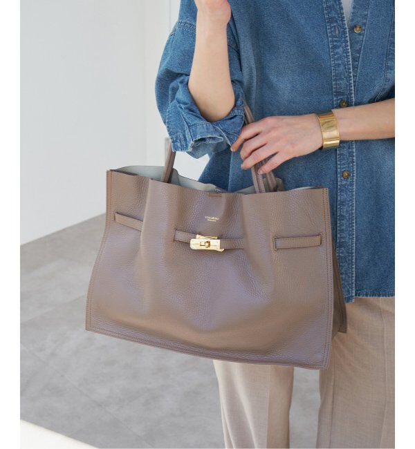 Spick and Span「《WEB限定追加》VIOLAd'ORO イタリアンWフェイスレザートートバッグ」|トートバッグ|