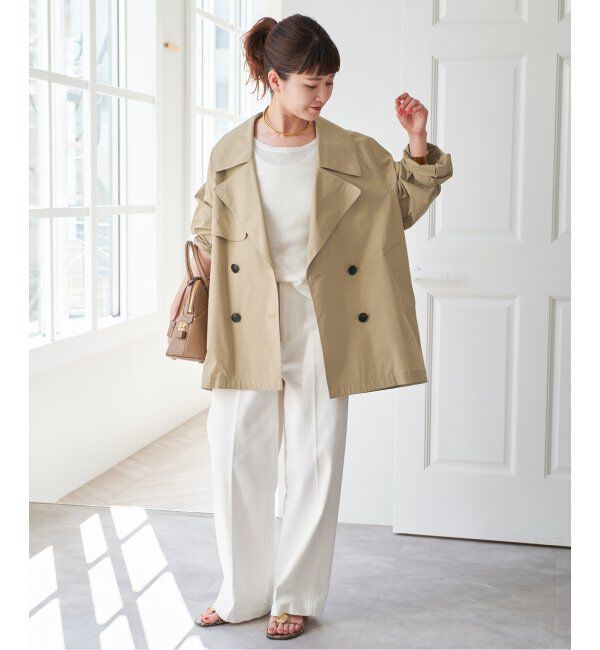 Spick and Span「C/Pミドル丈トレンチコート」|トレンチコート|