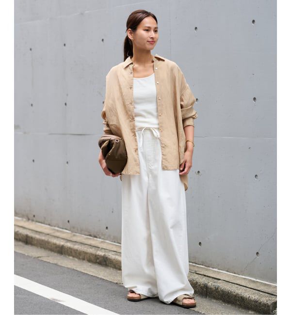 FRAMeWORK「ライトオンスデニムイージーパンツ」|デニム|