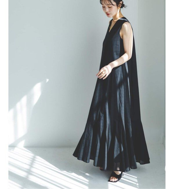NOBLE「《WEB/一部店舗追加2》MARIHA/マリハ 夏の月影のドレス」|ワンピース|ブラック