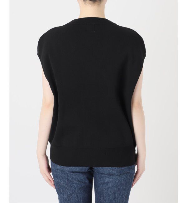 Spick and Span「《WEB限定 / 追加》ウォッシャブルVネックニットベスト」|ベスト・ジレ|
