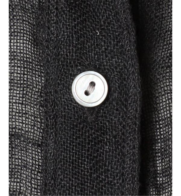 FRAMeWORK「≪追加≫LINENクレープヘンリーネックブラウス 3」|シャツ・ブラウス|