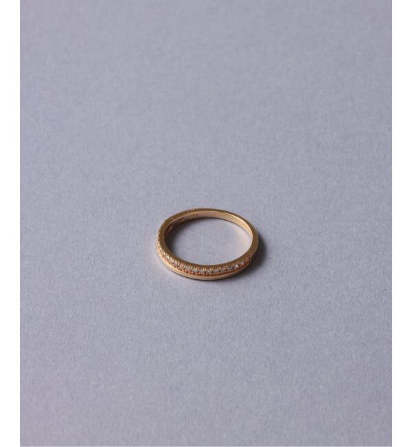 Lilas by Spick&Span「ダブルラインダイヤピンキーリング K10」|リング|