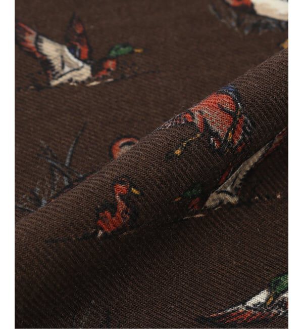 FRAMeWORK「Vincenzo Miozza/ヴィンセンツォ ミオッツァ duck プリントスカーフ」|バンダナ・スカーフ|