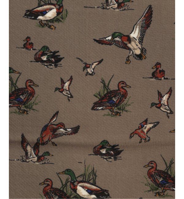 FRAMeWORK「Vincenzo Miozza/ヴィンセンツォ ミオッツァ duck プリントスカーフ」|バンダナ・スカーフ|