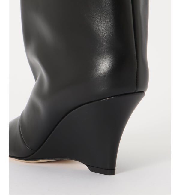 NOBLE「BRENTELLA/ブレンテッラ ウェッジソールミドルブーツ」|ロングブーツ|