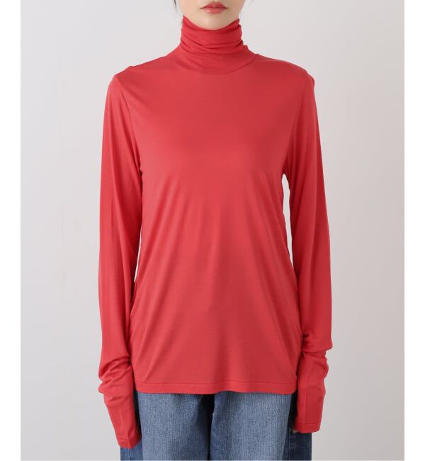 FRAMeWORK「ATON/エイトン MODAL SILK JERSEY TURTLENECK」|Tシャツ・カットソー|