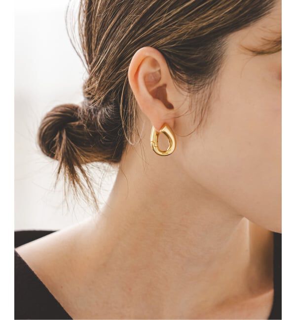 NOBLE「PETIT MOMENTS/プティモーメント Pear Hoops」|ピアス|
