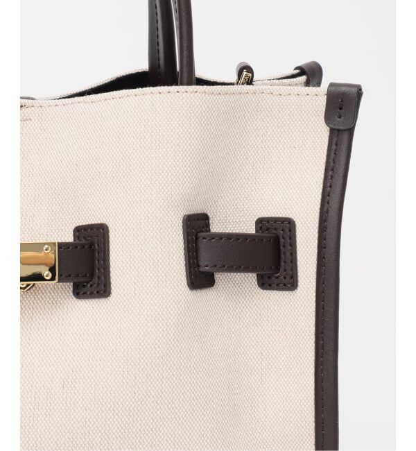 Spick and Span「《予約》VIOLAd&rsquo;ORO / ヴィオラドーロ キャンバス*レザートートバッグM*」|トートバッグ|