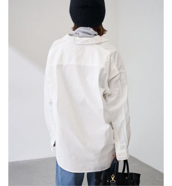 FRAMeWORK「コンビネーションボタンレギュラーシャツ」|シャツ・ブラウス|