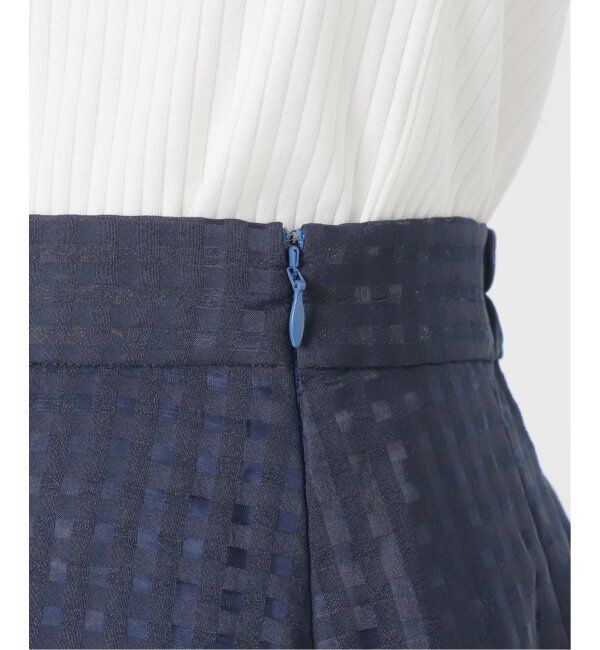  「《追加2》シアーチェックフレアスカート」|スカート|