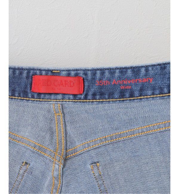  「【洗える】RED CARD TOKYO/レッドカードトーキョー 35th Anniv. Wide denim」|デニム|