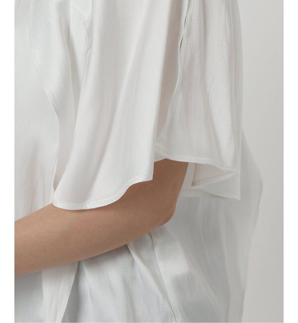  「【洗える】2WAYラッフルブラウス」|シャツ・ブラウス|