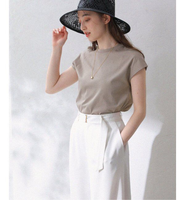  「【洗える】スムースハイネックプルオーバー」|Tシャツ・カットソー|