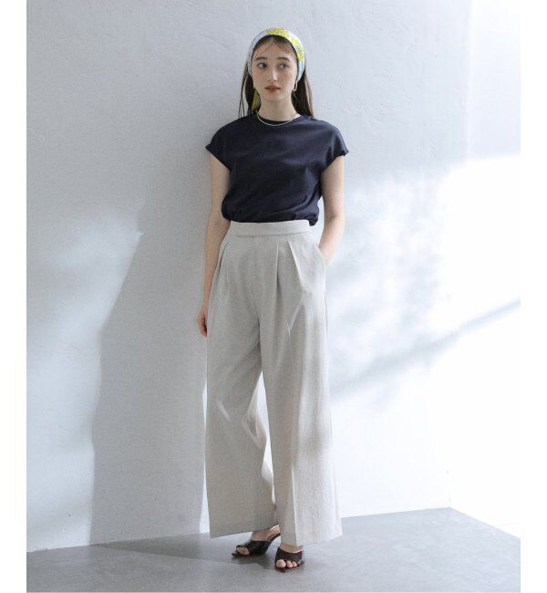  「【洗える】スムースハイネックプルオーバー」|Tシャツ・カットソー|