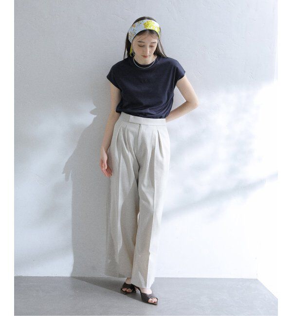  「【洗える】スムースハイネックプルオーバー」|Tシャツ・カットソー|