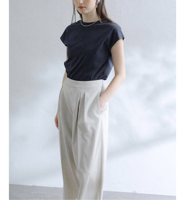  「【洗える】スムースハイネックプルオーバー」|Tシャツ・カットソー|