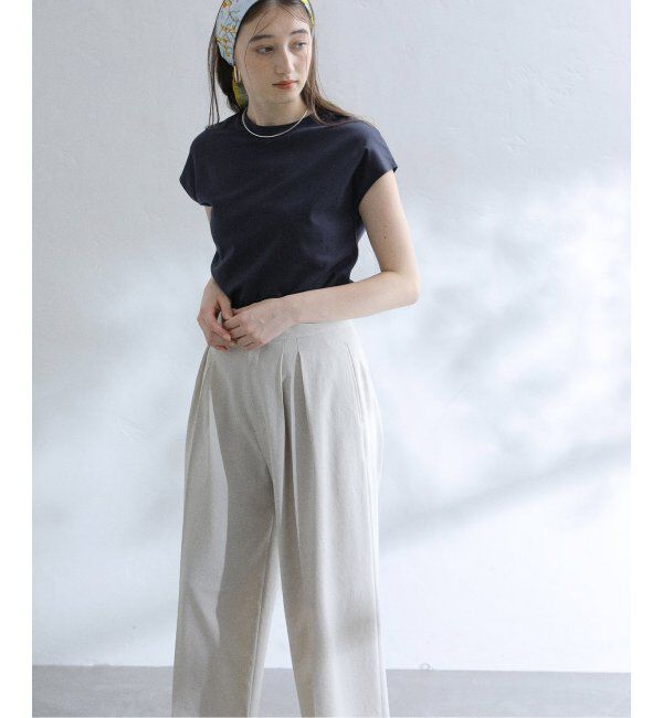  「【洗える】スムースハイネックプルオーバー」|Tシャツ・カットソー|