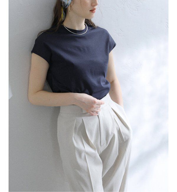  「【洗える】スムースハイネックプルオーバー」|Tシャツ・カットソー|