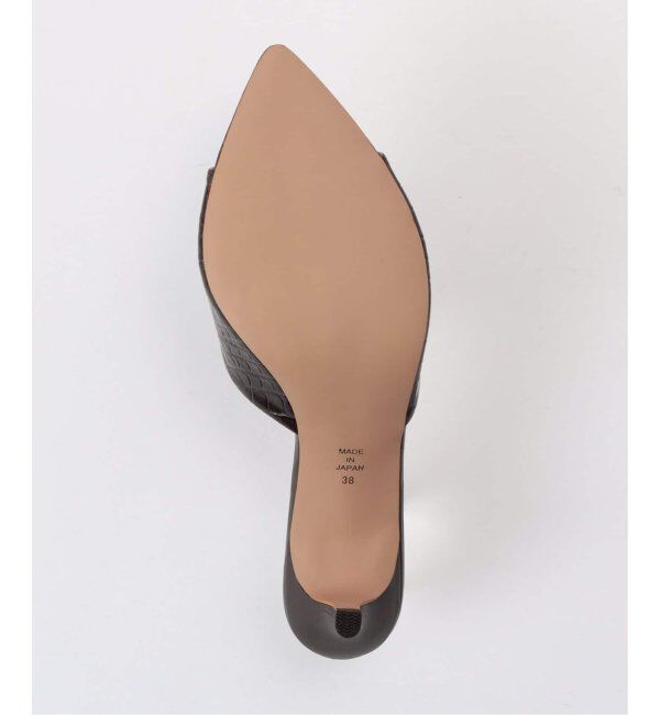  「《追加》ANNISE./アニス クロコパターンミュール」|サンダル|