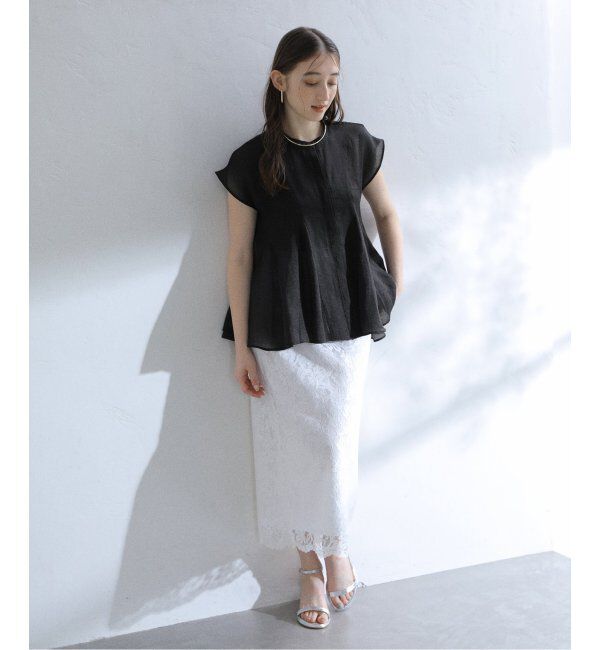  「【洗える】マチフレアブラウス」|シャツ・ブラウス|