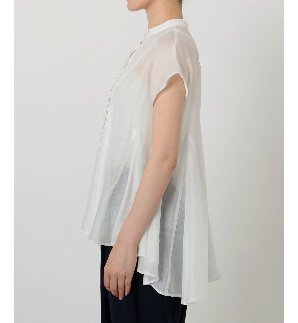  「【洗える】マチフレアブラウス」|シャツ・ブラウス|