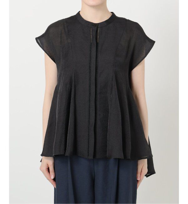  「【洗える】マチフレアブラウス」|シャツ・ブラウス|