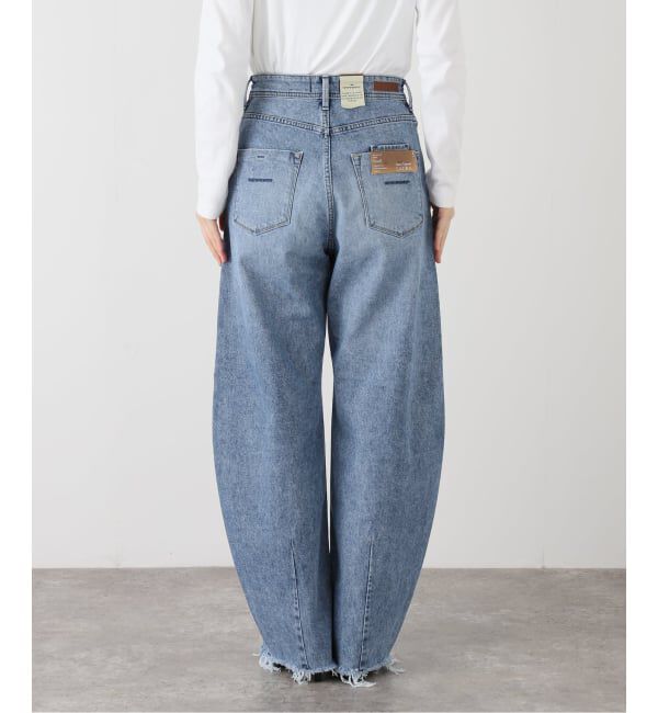  「【洗える】YANUK/ヤヌーク LAURA Curve Taperd」|デニム|