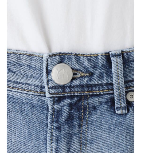  「【洗える】YANUK/ヤヌーク LAURA Curve Taperd」|デニム|