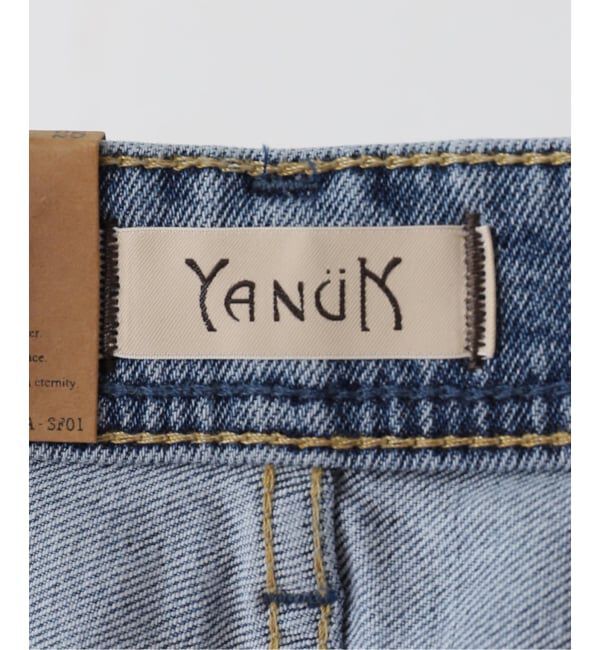  「【洗える】YANUK/ヤヌーク LAURA Curve Taperd」|デニム|