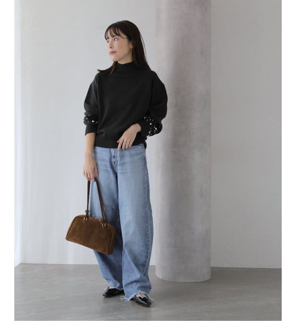  「【洗える】YANUK/ヤヌーク LAURA Curve Taperd」|デニム|