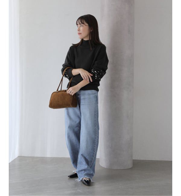  「【洗える】YANUK/ヤヌーク LAURA Curve Taperd」|デニム|