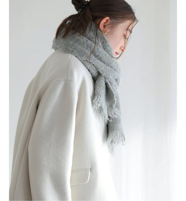  「【洗える】La Totalite ブークレーメランジマフラー」|マフラー|