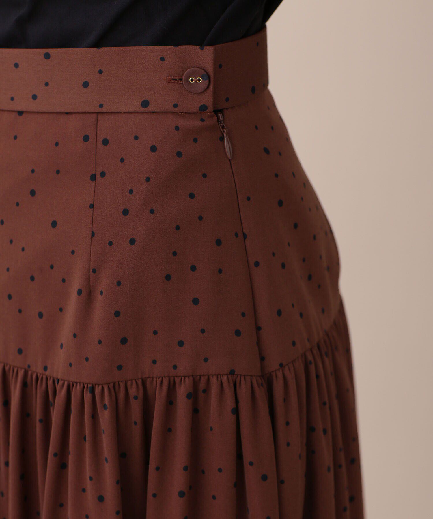 nano･universe「ランダムドットティアードスカート」|スカート|