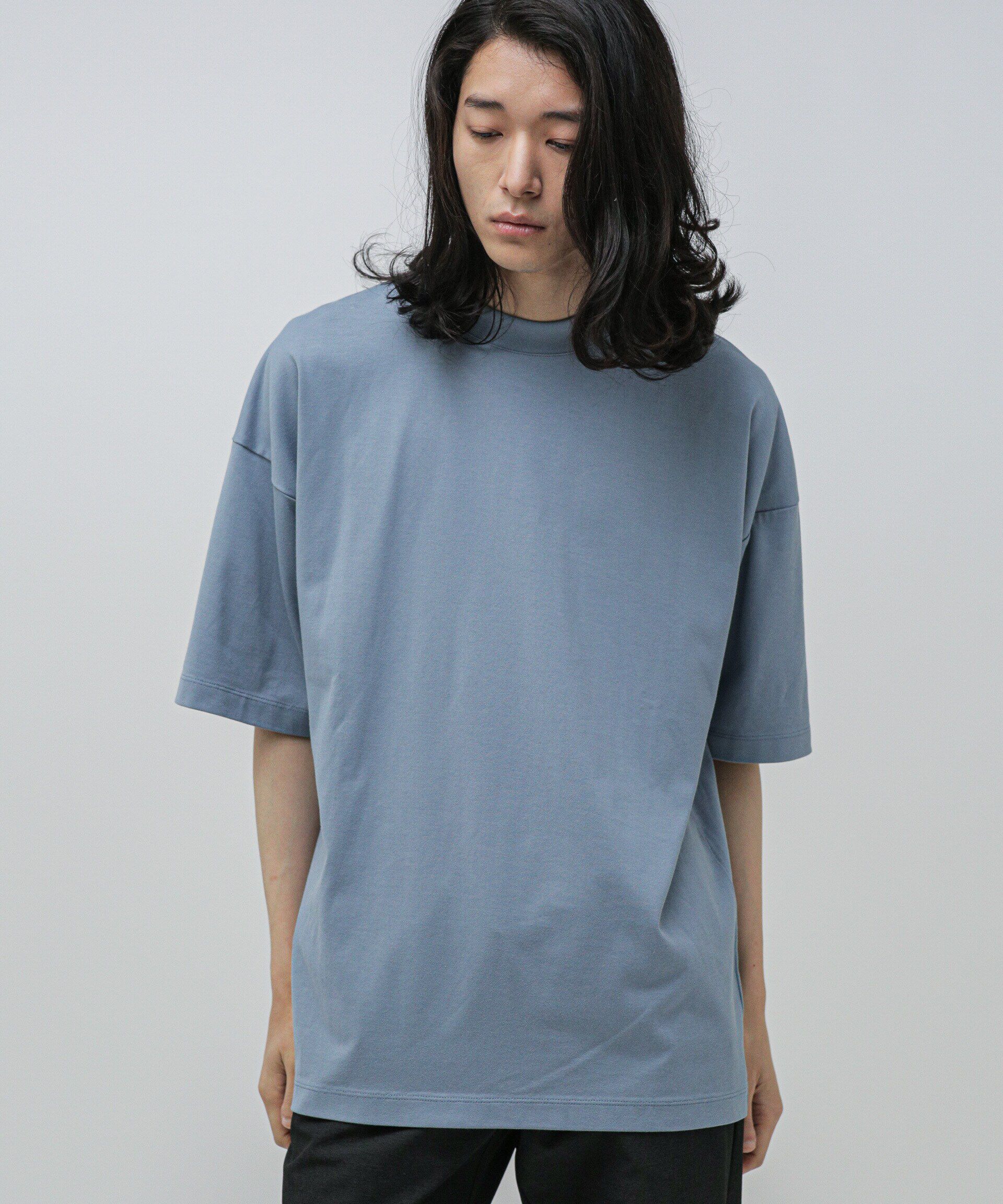 nano･universe「Anti Soaked 汗染み防止 クルービッグTシャツ」|Tシャツ・カットソー|