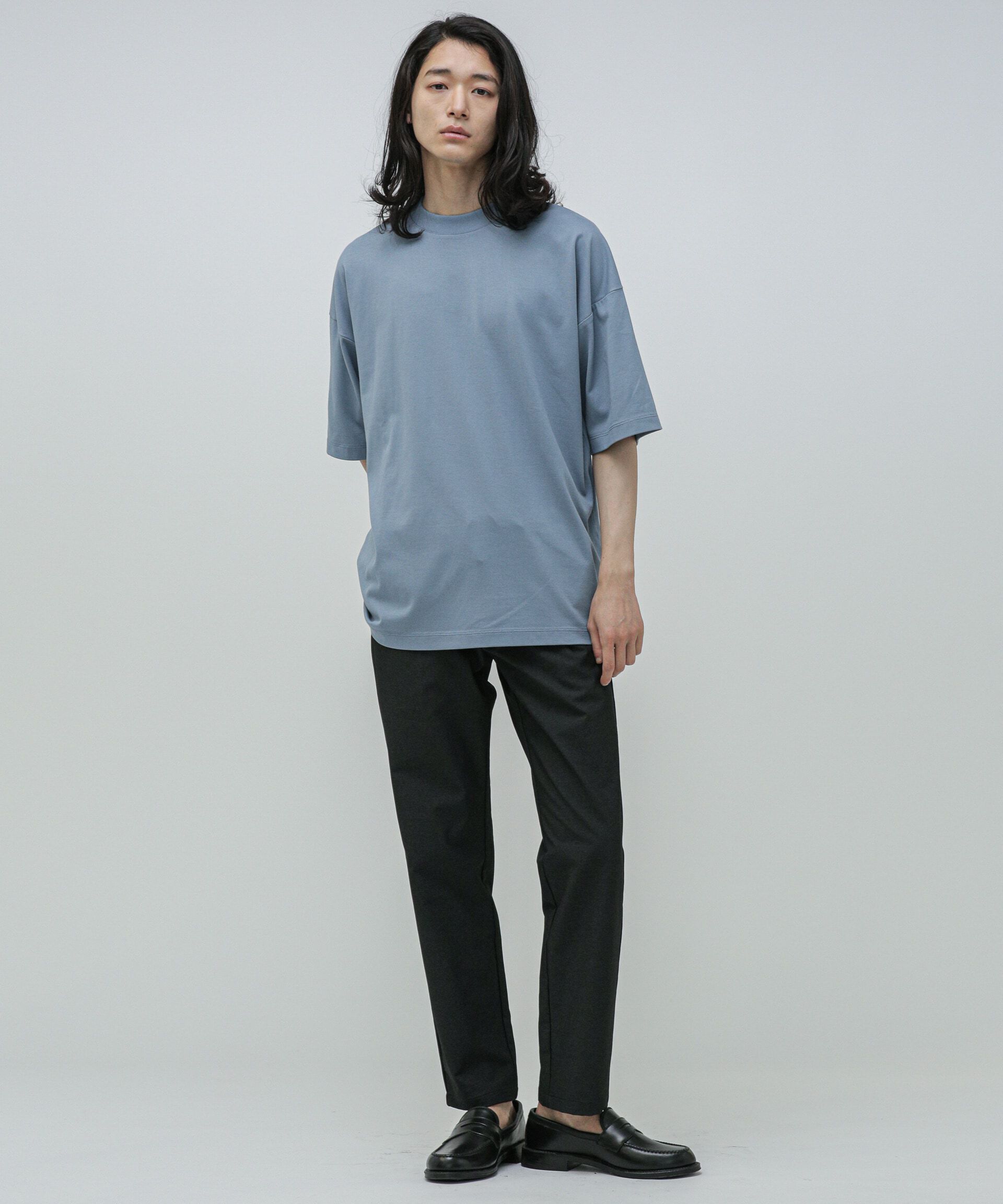 nano･universe「Anti Soaked 汗染み防止 クルービッグTシャツ」|Tシャツ・カットソー|