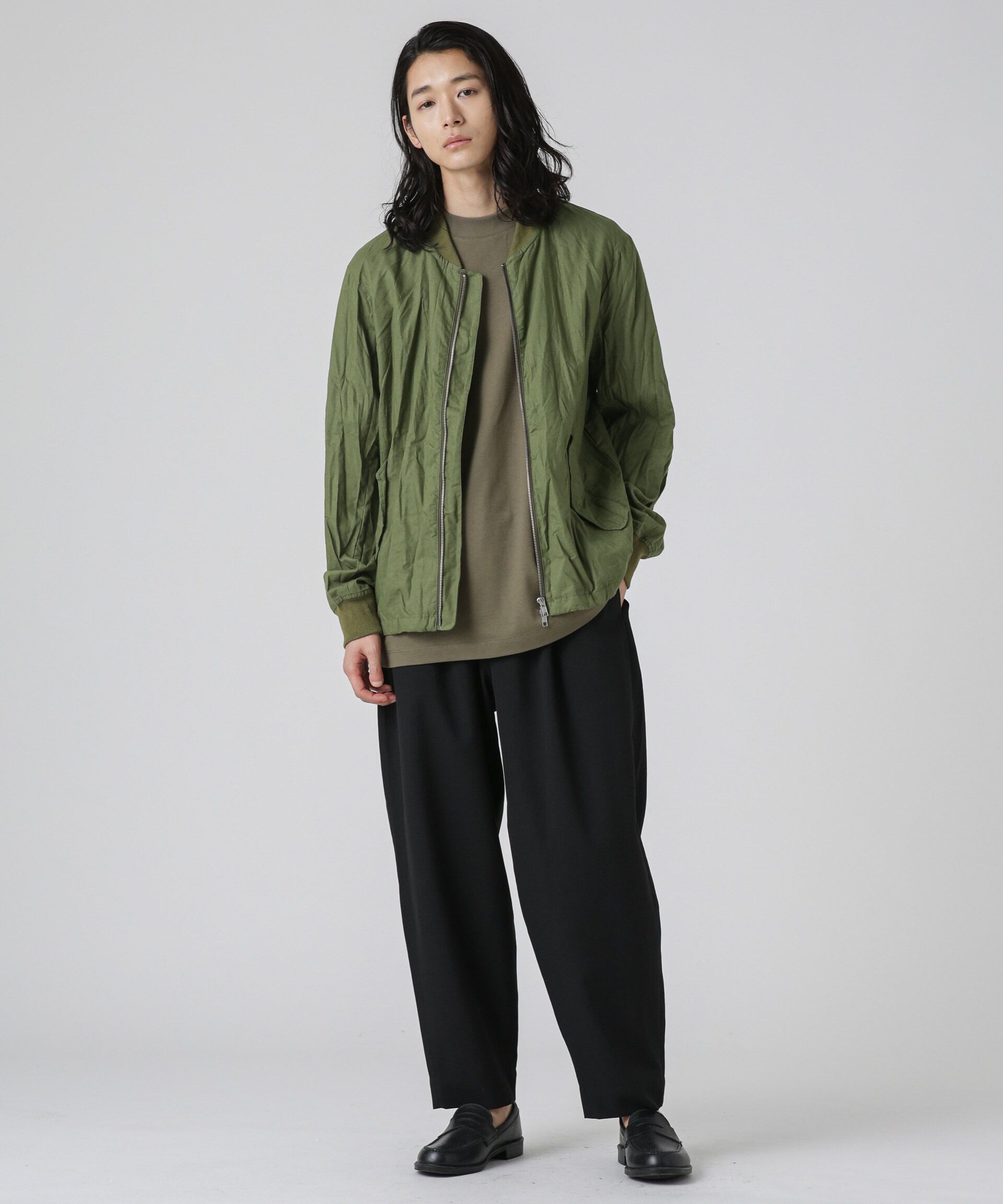 nano･universe「Anti Soaked 汗染み防止 クルービッグTシャツ」|Tシャツ・カットソー|