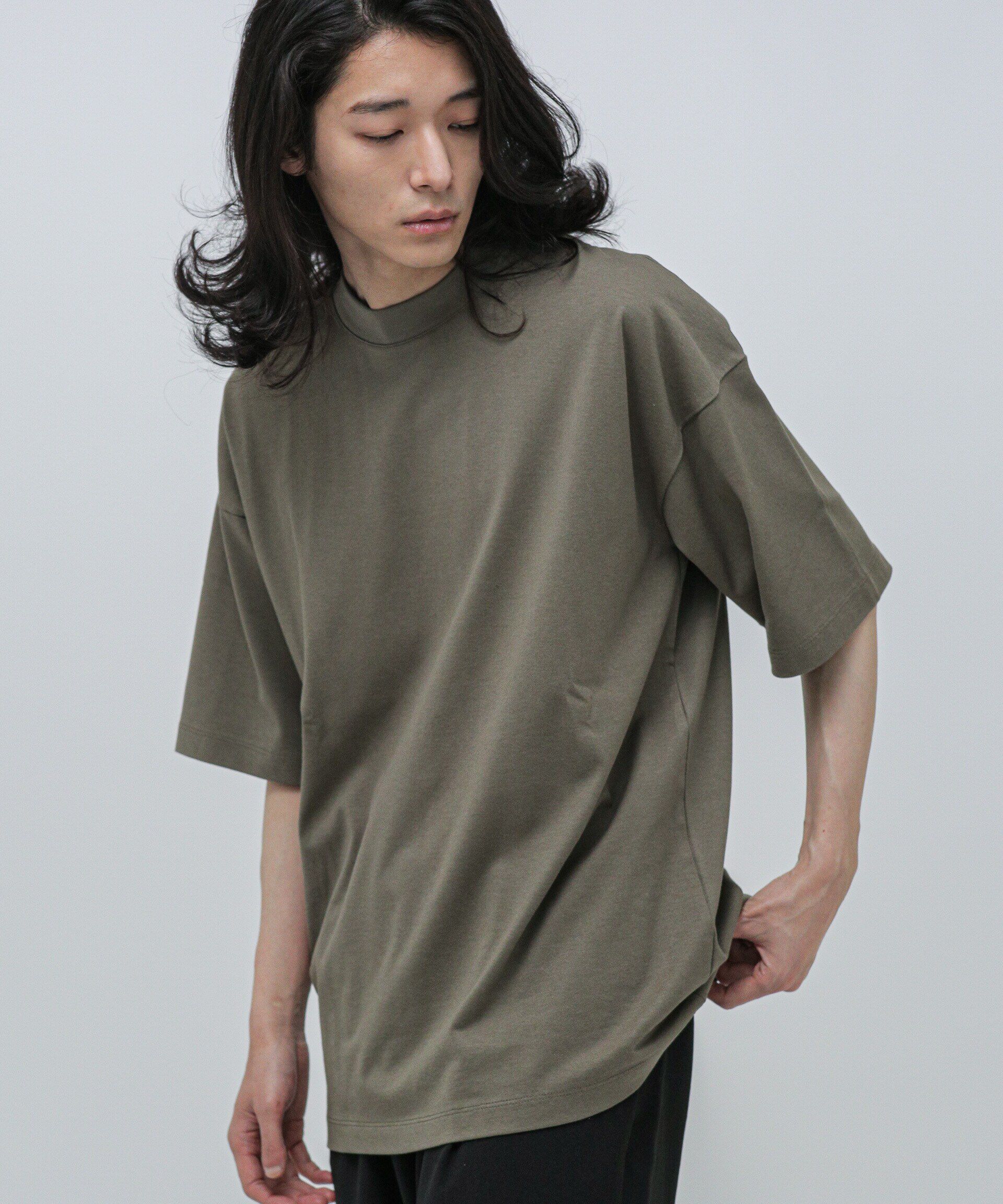 nano･universe「Anti Soaked 汗染み防止 クルービッグTシャツ」|Tシャツ・カットソー|