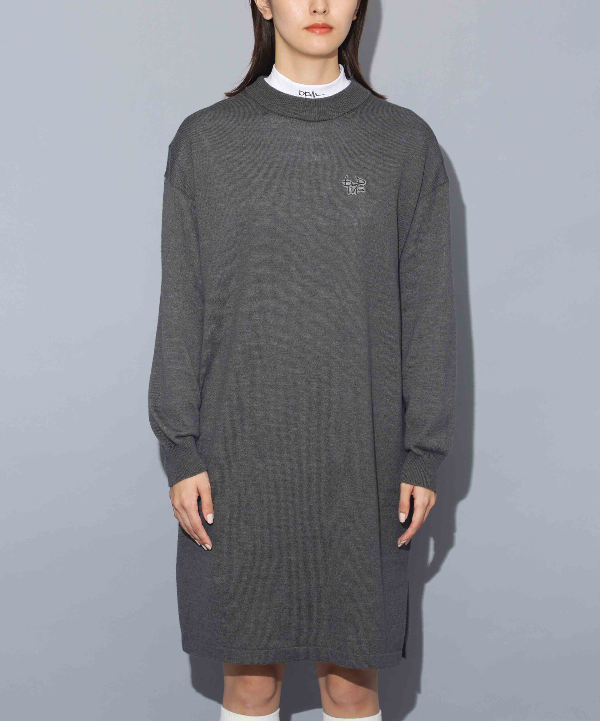 nano･universe「beats per minute/モックネックニットワンピース」|ワンピース|