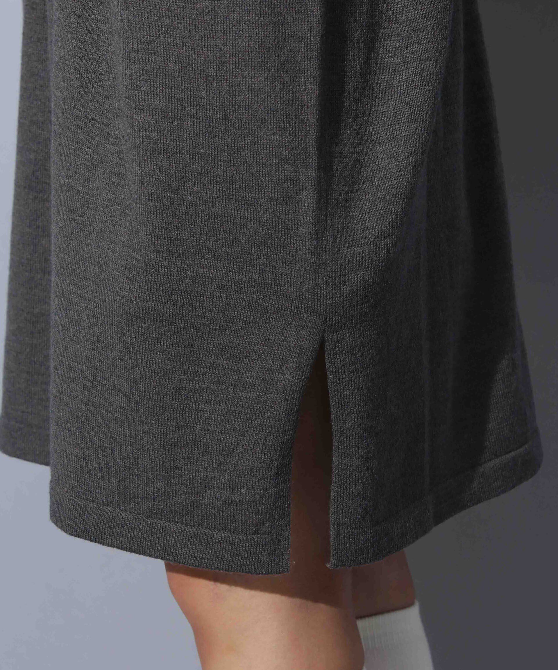 nano･universe「beats per minute/モックネックニットワンピース」|ワンピース|