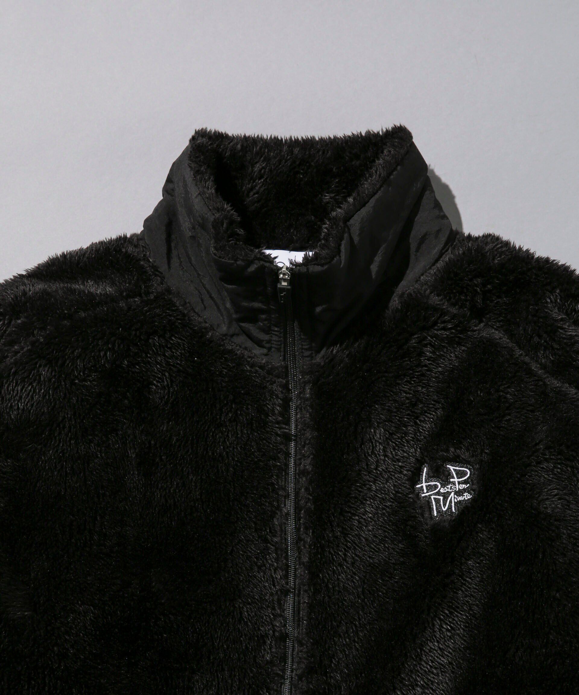 nano･universe「beats per minute/ボアフリースブルゾン」|ブルゾン・スタジャン|