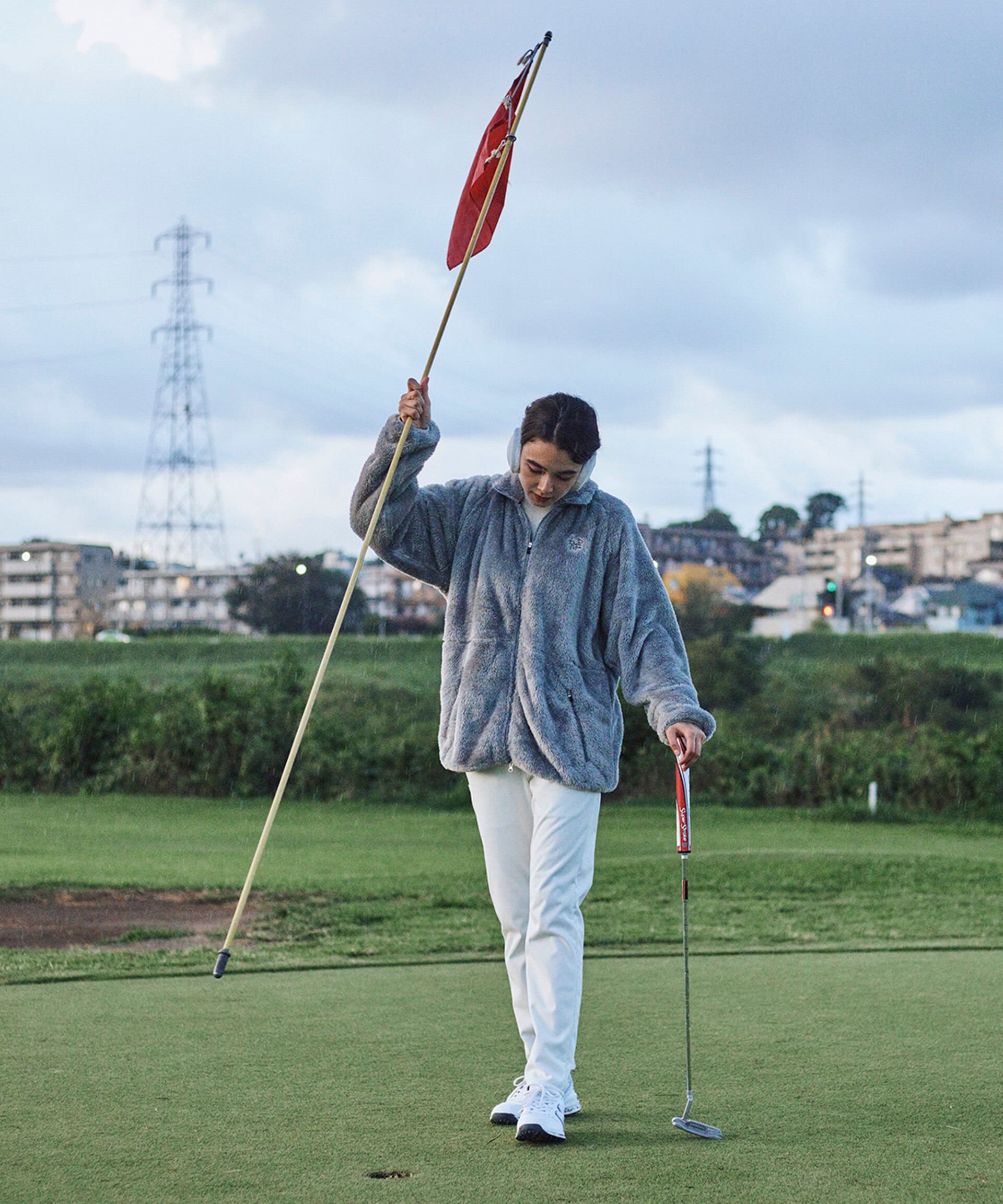 nano･universe「beats per minute/ボアフリースブルゾン」|ブルゾン・スタジャン|