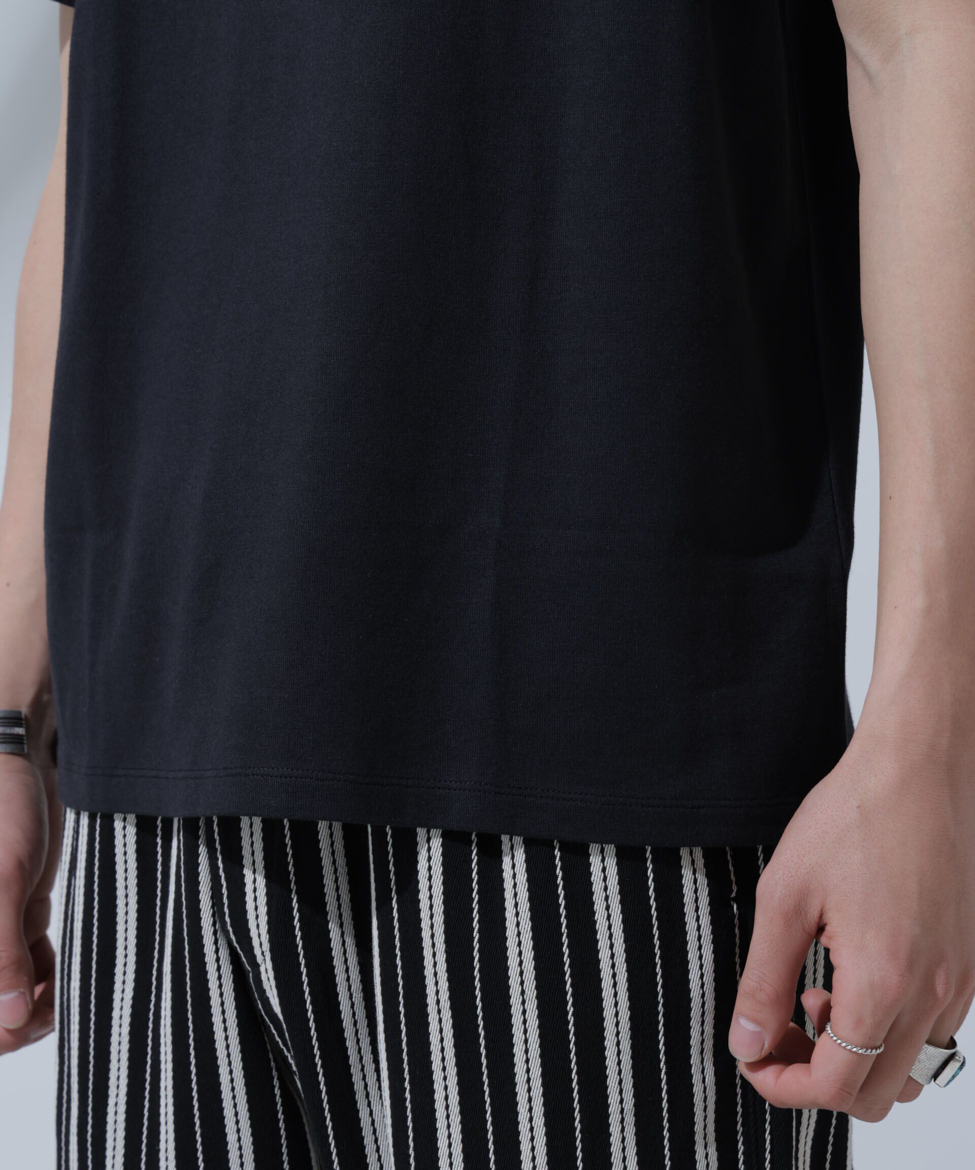 nano･universe「Anti Soaked(R)汗染み防止 クルーネックTシャツ」|Tシャツ・カットソー|