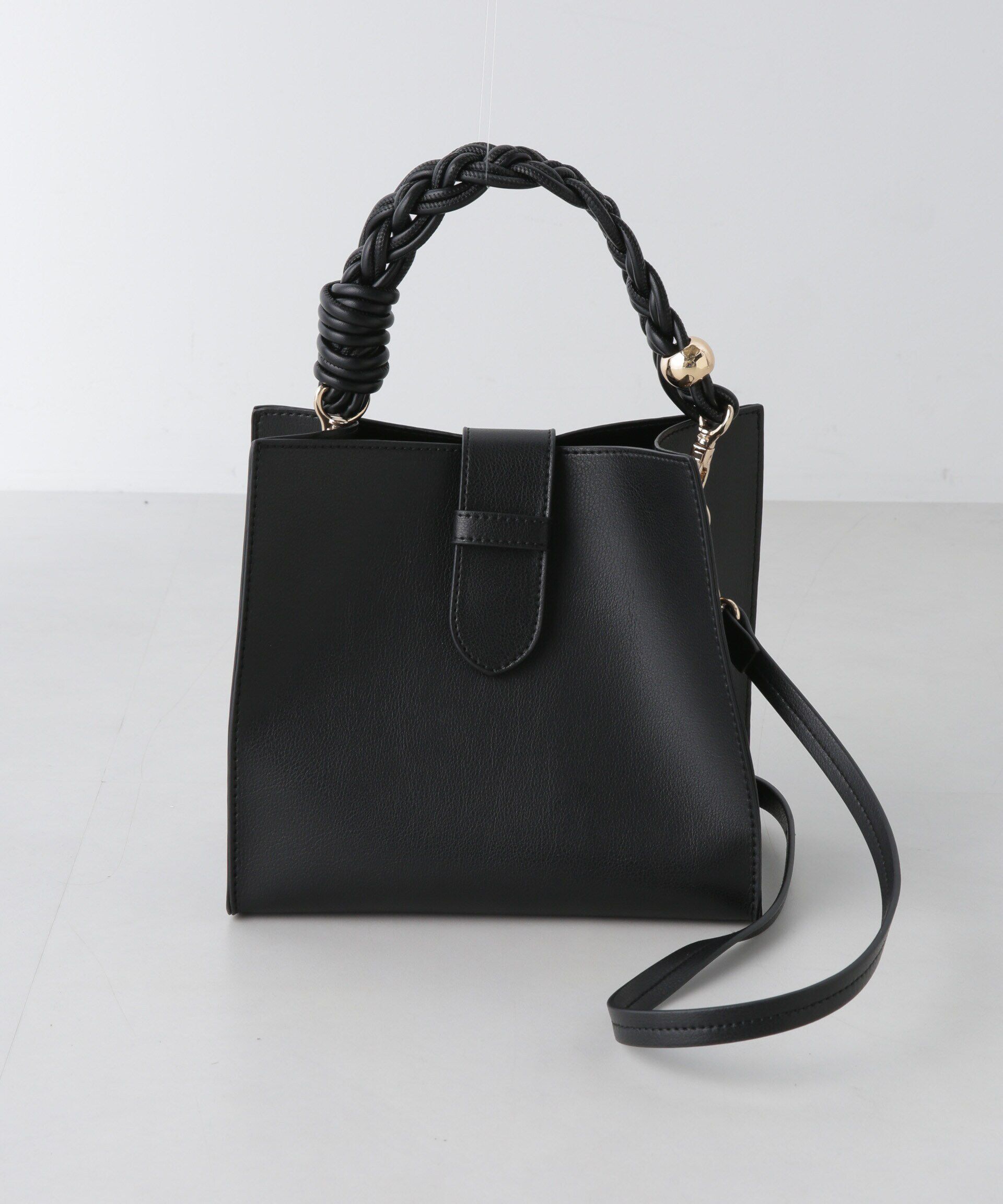 nano･universe「マクラメハンドルミニバッグ」|ショルダー・メッセンジャー|