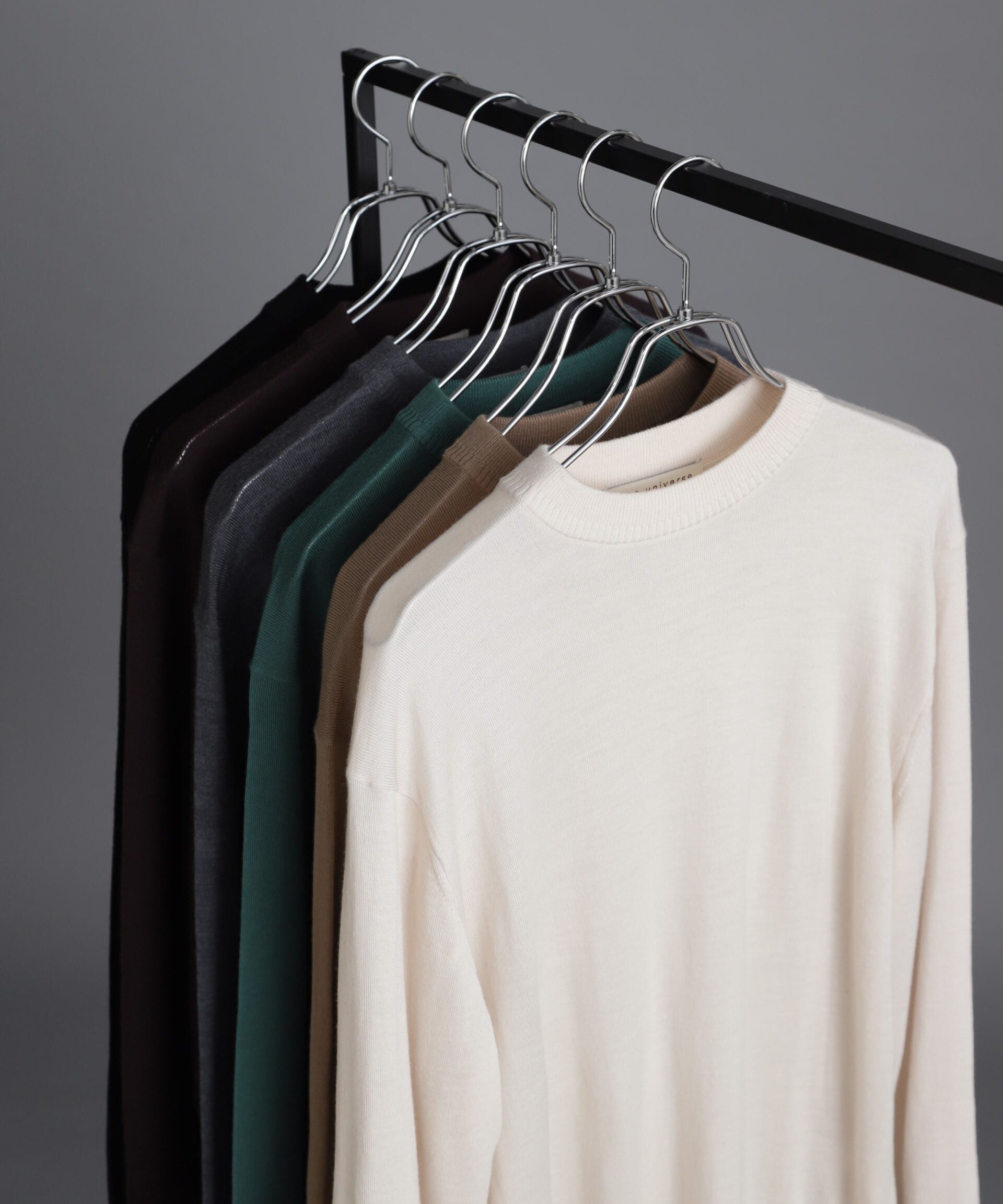 nano･universe「「毛玉レスニット」 ファインゲージクルーネック」|ニット・セーター|アイボリー7