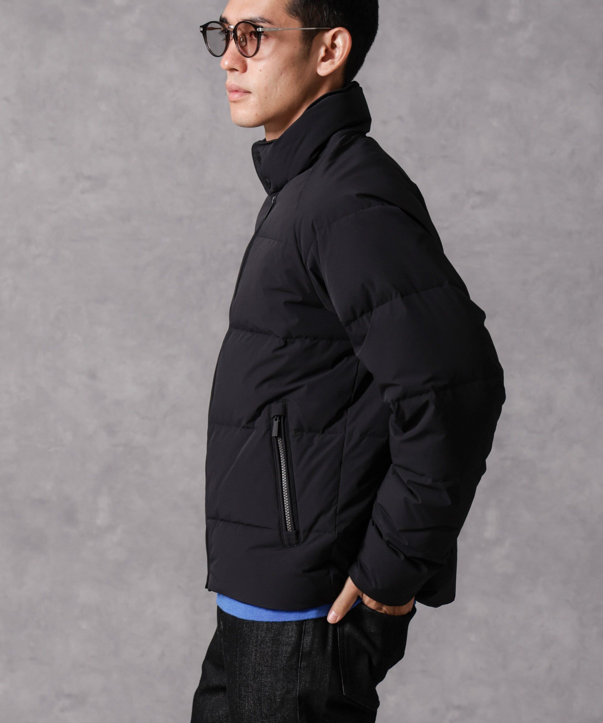 nano･universe「「西川ダウン(R)」スポーティースタンドダウン」|ダウン|