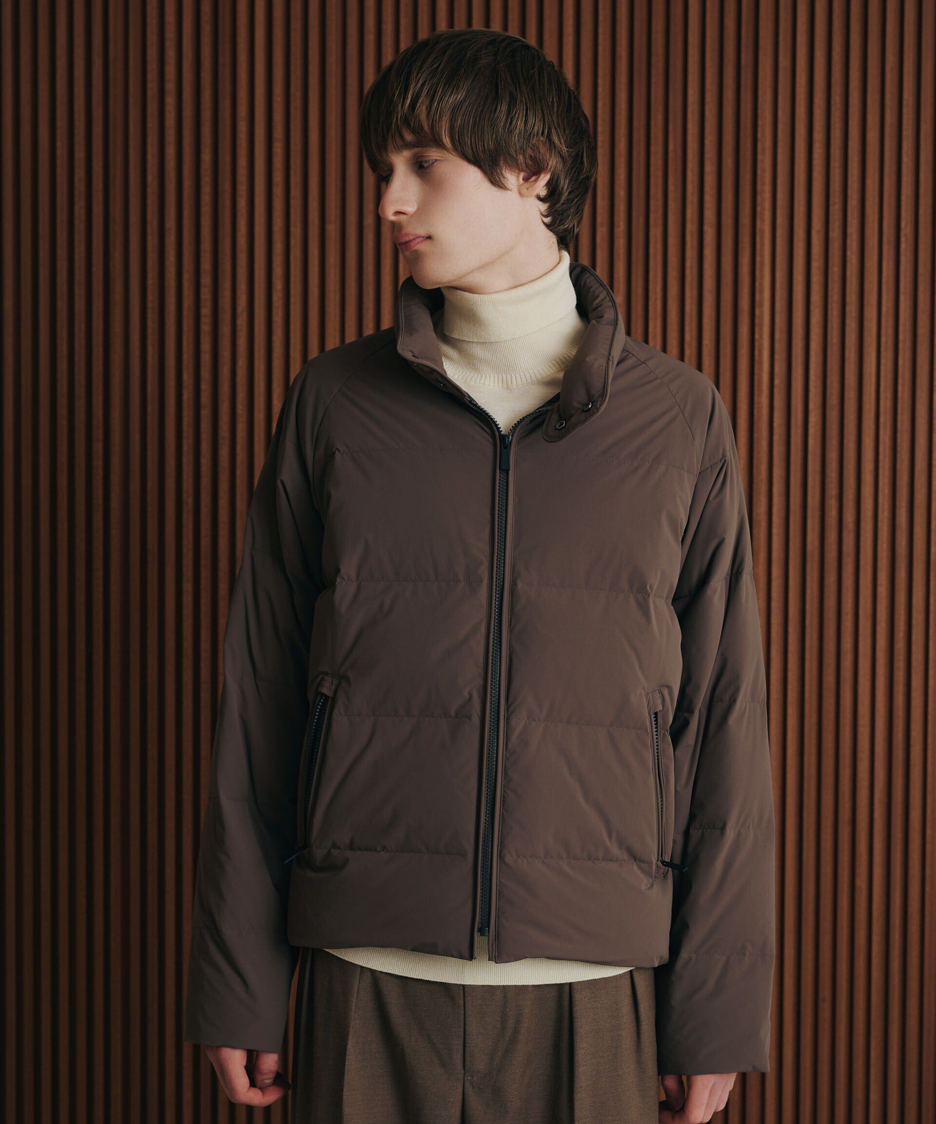 nano･universe「「西川ダウン(R)」スポーティースタンドダウン」|ダウン|