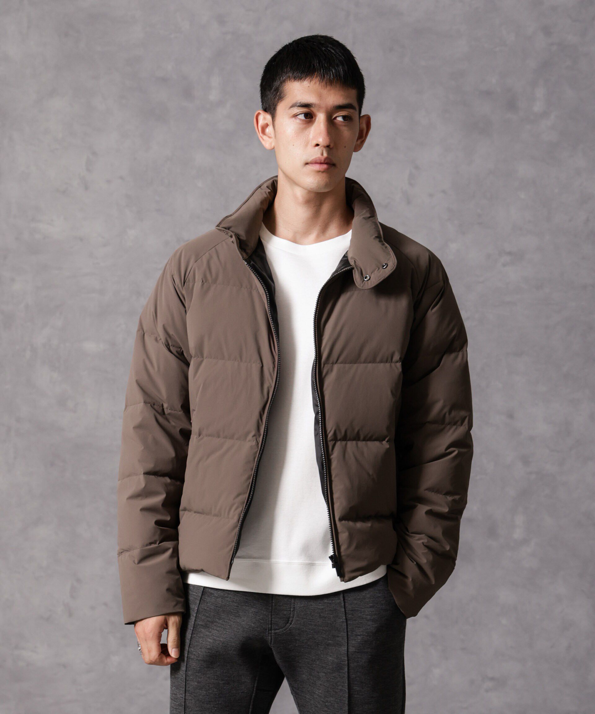 nano･universe「「西川ダウン(R)」スポーティースタンドダウン」|ダウン|